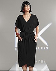 Roland Klein Draped Jersey Dress 40in