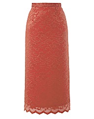 Roland Klein Lace Pencil Skirt 29 in