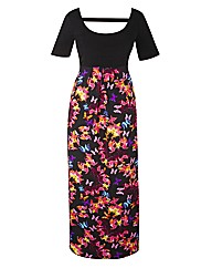 Coleen Nolan Butterfly Print Maxi Dress