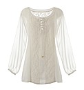 Coleen Nolan Lace Trim Georgette Tunic