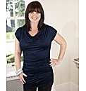Coleen Nolan Cowl Neck Dew Drop Top