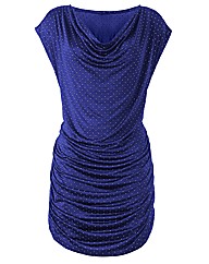 Coleen Nolan Cowl Neck Dew Drop Top