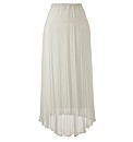 Roland Klein Pleated Hi Low Hem Skirt 37