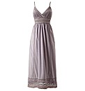 Lazy Lu Cut Work Maxi Dress Length 52in