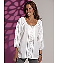 Lazy Lu Cutwork Tunic