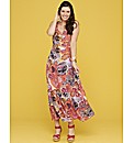 Paisley Print Maxi Dress Length 52in