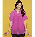 Over Sized Hi Low Hem Blouse