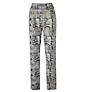 Snake Print Trousers Length 28in