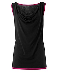 Coleen Nolan Contrast Tipped Jersey Top