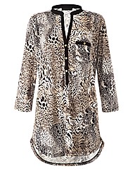 Coleen Nolan Petite Animal Print Top