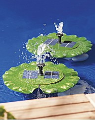 Solar Floating Lily Fountain