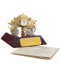 Limited Edition Jubilee Coach Clock