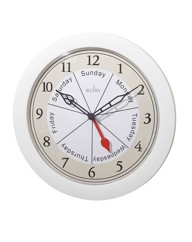 Days of the Week Clock Plastic