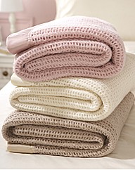 Wool Cellular Blanket