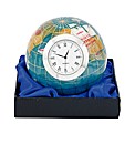 Turquoise Globe Clock