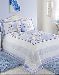Vintage Quilted Throwover Set