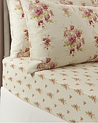 Madelaine Flannelette Fitted Sheet