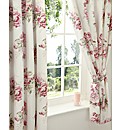 Mia Percale Lined Curtains & Tie Backs
