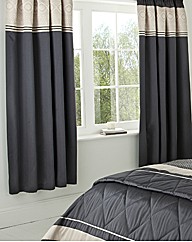 Geo Lined Curtains and Tie Backs