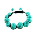 Funky Jewellery Rose Resin Bracelet