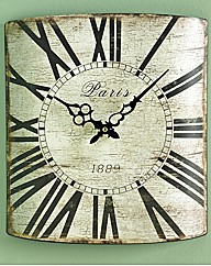 Antique Metal Wall Clock