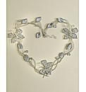 Butterfly Heart Metal Wall Art