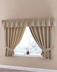 Plain Dye Panama Kitchen Curtains