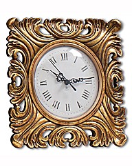 Baroque Block Mantle Clock