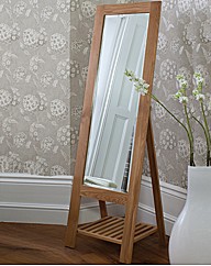 Serena Wood Cheval Mirror