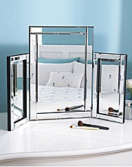 LED Dressing Table 3 Piece Mirror