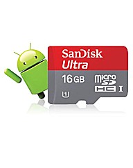 Ultra Android 16GB Micro SD + Adaptor