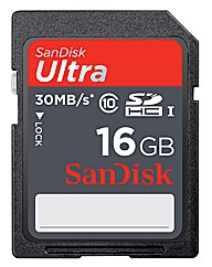 16GB Class 10 SDHC Memory Card