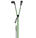 VIBE Slick Zip Headphones Green