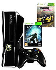 XBox 360 250GB Console with 2 Games