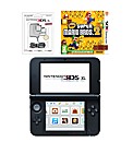 3DS XL Console - Red + 2 Games + AC