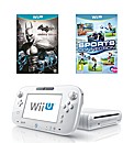 White Wii U Basic Pack + 2 Games