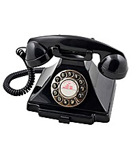 Carrington Retro Phone - Black