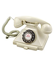Carrington Retro Phone - Ivory