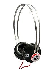 One Direction SnapCaps Headphones Black