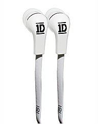 One Direction Earphones - White