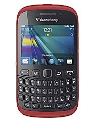 O2 Blackberry 9320 Mobile Phone - Red