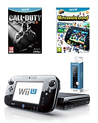 Black Wii-U Premium Pack + 2 Games