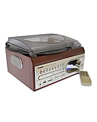 Steepletone Music System Silver