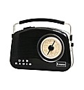 DAB Retro Radio - Black/Beige