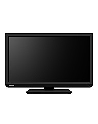 Toshiba 32in LED/DVD Combi - Black