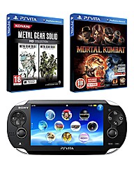 PS Vita Wifi Console + 2 Games