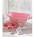 Lollipop Lane Pink Bird Bath Set