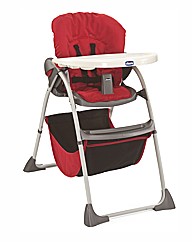Chicco Happy Snack Highchair Red
