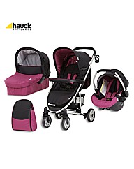 Hauck Malibu All in One Pushchair Berry