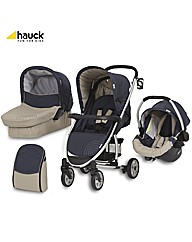 Hauck Malibu All in One Pushchair Almond